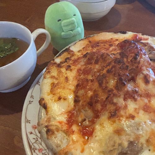 初投稿 と おんなじ ご飯屋さんに 再び くちぱっち と 行ってきました❣️ メニュー も おんなじ！主 メニュー 冒険 しない派 だから いつも チキンドリア を 頼むんだ