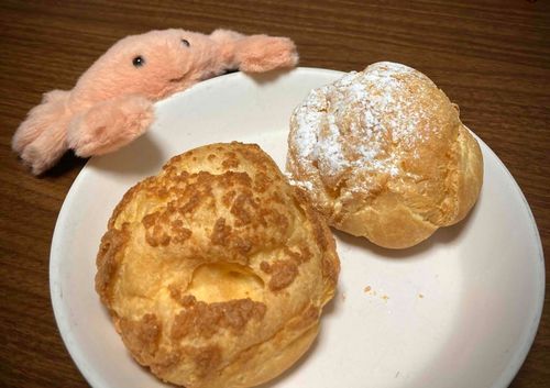 夜中でも全然シュークリーム食べちゃうね｡⚪︎