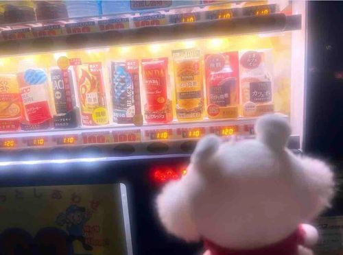 自販機で何か気になる飲み物が
あったらしいもんちゃん🤭
#ちいかわ 
#モモンガ