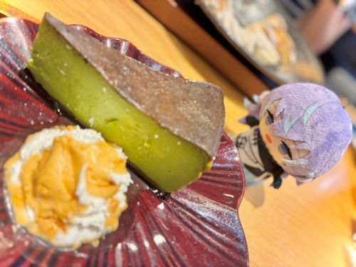 宇治抹茶チーズケーキ

食べきれるかな？