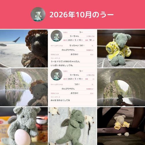 10がつも いっぱいあそんだよ✨
11がつは もっと たのしくなるね💕
