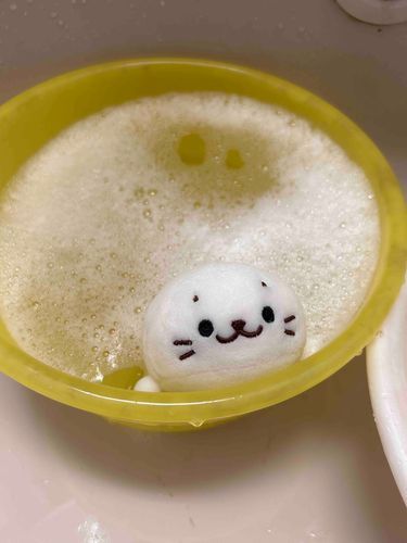 さいきん おでかけ おおかったから おふろいれられた
