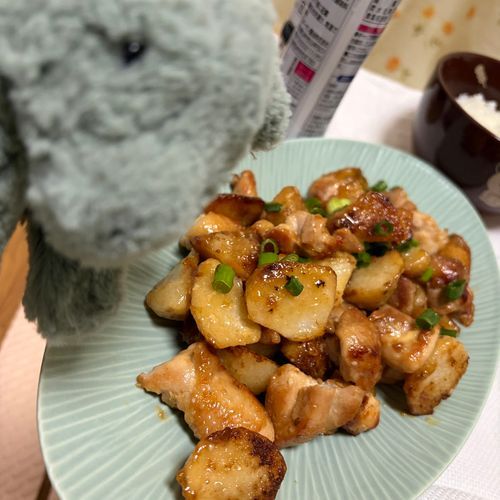 ながいも サクサクで おいし✨