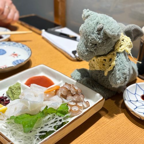 うーは タコ かみきれないから
いくらとか サーモンのほうが すきかな🍣