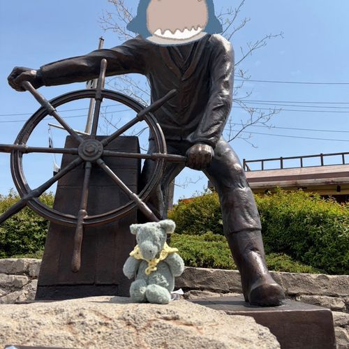 おっきい　おさかなさん いたけど
いっちゃ だめなんだって🦈