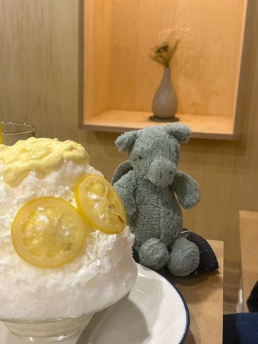 おっきな かきごおりが こちらをみてるね🧊