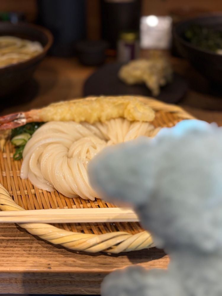 おいしそうな おうどんが あるね🥢