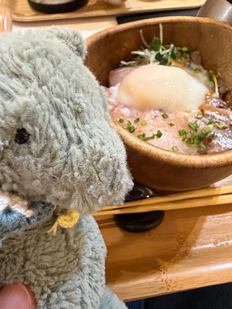 たいと あじの おいしいやつです🐟🍚