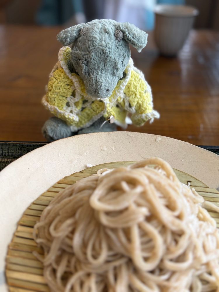 うーは おそばも すきです