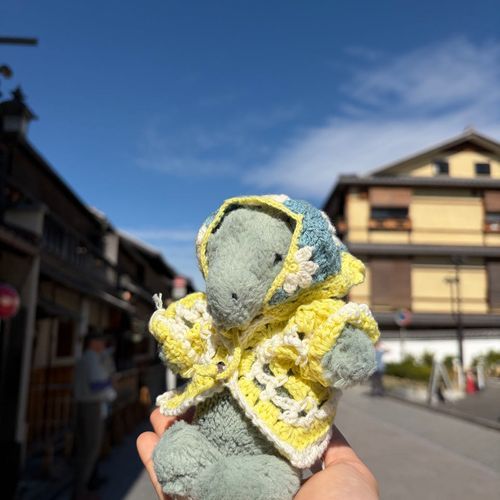 いいおてんき♬
さむかったから ぼうかん ばっちりなの🧶