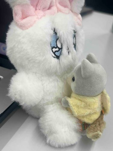 えへへ^^ももにゅんに遊んでもらったんだ！！もふもふでとってもきゅーとでした