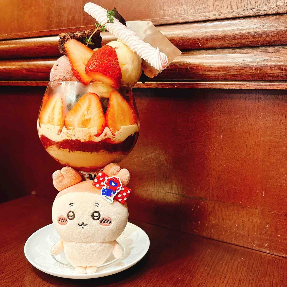 新幹線から雪景色が見れたパシ⛄️
大阪でたべたいちごデザートたちパシ🍓
大阪もすごく雪が降ってたパシ〜！