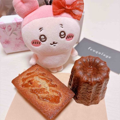 フキアージュっていうお店のおいしい焼き菓子パシ！
メンダコちゃんはここの『夜明けのカヌレ』が大好きパシ！新宿伊勢丹に催事できてるパシよ！