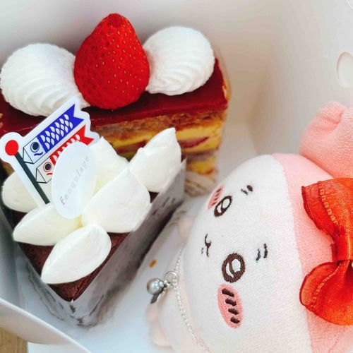 こどもの日🎏のケーキパシ🍰いつまでもこどもなメンダコちゃんパシ！