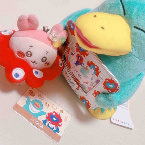 メンダコちゃんがお友達にお誕生日プレゼントもらってたパシ！(メンダコちゃんの誕生日は来月パシ)パシもミャクミャクちゃんになれたパシ〜❤️💙