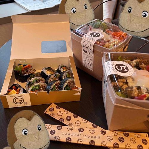 お洒落サラダを食べたってワケ