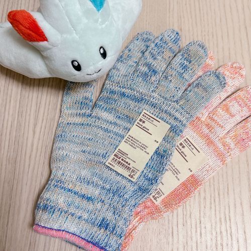 無印でかわいい軍手を買いました！防災リュックに入れておこう〜