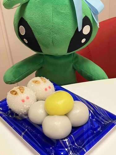 今日は十五夜🎑
お月様綺麗！お団子も食べるよー！
