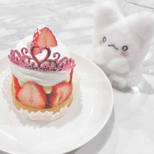 バースデータルトらしいの❕かわいいなの〜‎🤍🍓
