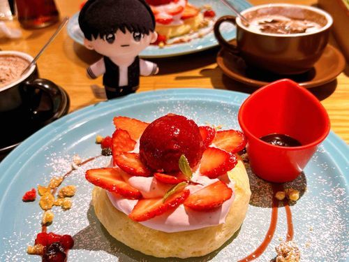 いちごのミニパンケーキでHappy MINIの日🌷