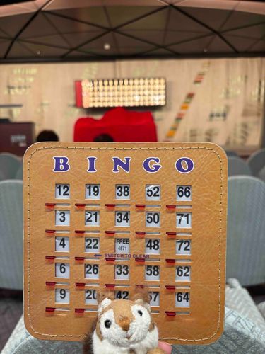 ビンゴゲームにも参加してきました。
はずれちゃった。
