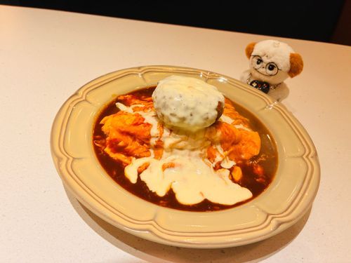 ぱっか〜んってなる おむらいすたべたよ〜🍳🍚