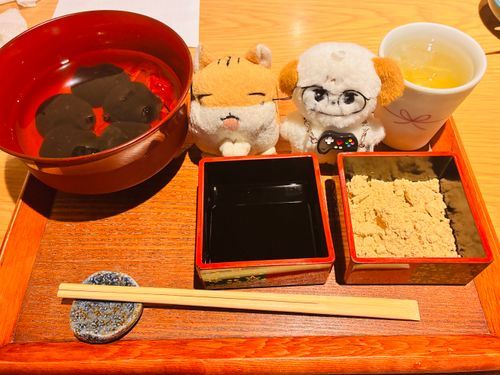 わらびもち たべたよ〜🍵