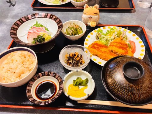 あさりごはん🍚おさしみ🐟あじふらい𓆝𓆟