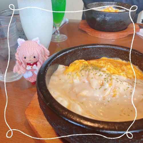 オムライス美味しかったにゃあ〜ฅ^ ̳• ·̫ • ̳^ฅ