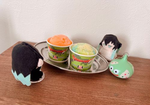 かいしんのいちげき🍨美味しかった🩵💛❤️
