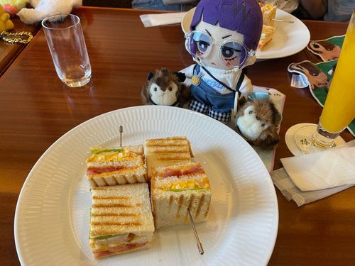🎸「きょうは、ぬいかつともだちとあそんだんだ♪
ウチらやかぞくいがいの、ぬいやひととあうのははじめてだったけど、たのしかったよ😆
また、あえるひをたのしみにしてるね😊」