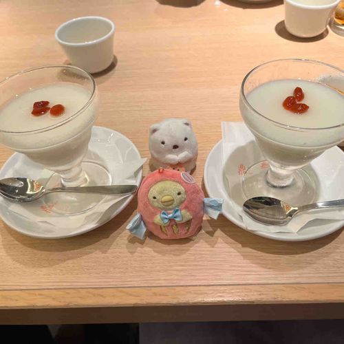 わーい杏仁豆腐！