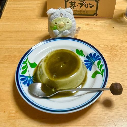抹茶プリン濃厚だったー🍵