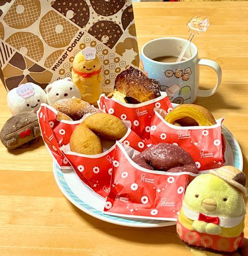 さつまいもド🍠🍩だよ
美味しさランキング↓↓
🥇香ばしクレームブリュレ
🥈とろり塩バター
🥉石焼き芋風
でした！全部甲乙つけがたい美味しさ！