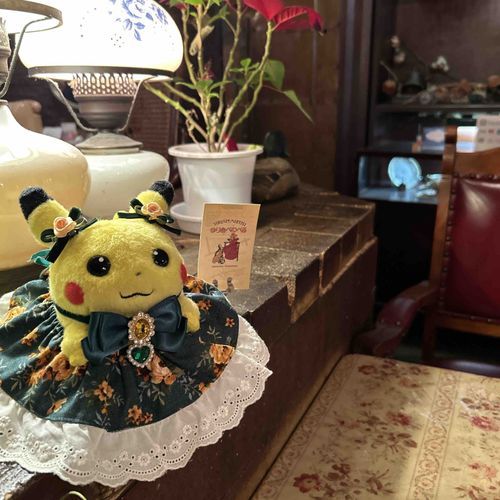 大好きな嶽本野ばら先生原作のハピネス映画ロケ地🎥
原作に出てきた喫茶店はもう無いのだけれど、この喫茶店も素敵だったね、ぴかちゃん🫖