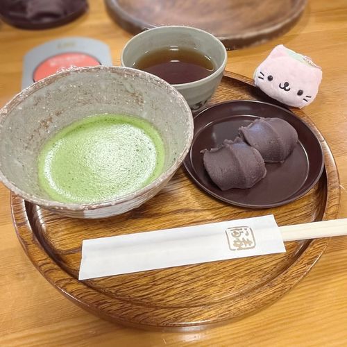 赤福！あんこの甘さと抹茶が抜群だったょ（ – ̫ • ）♡