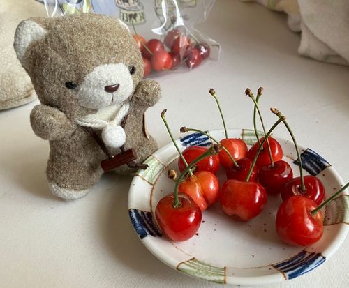 さくらんぼ
たべるわよ！！

あまくておいしい🤤