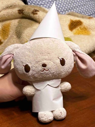 うさちゃんが弟の誕生日をお祝い