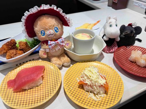 みんなでお寿司モフ〜🍣🧸