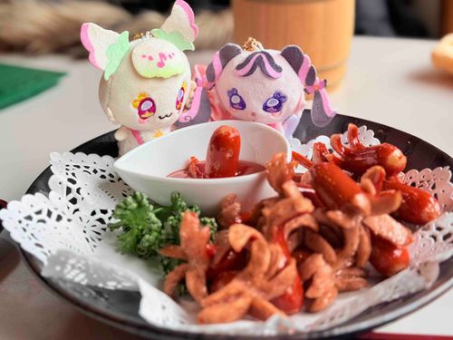 今日のごはんはたこさんウィンナープリ〜〜〜