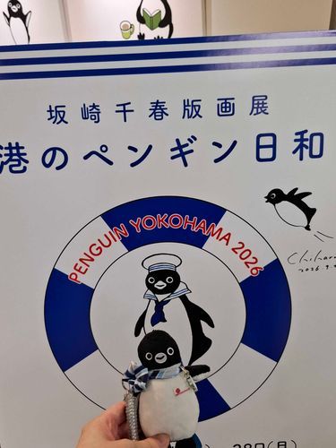 ペンギン展へ連れていってもらったペン！