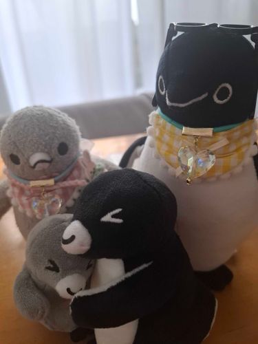 仲間がふえた！
仲良すぎる🐧