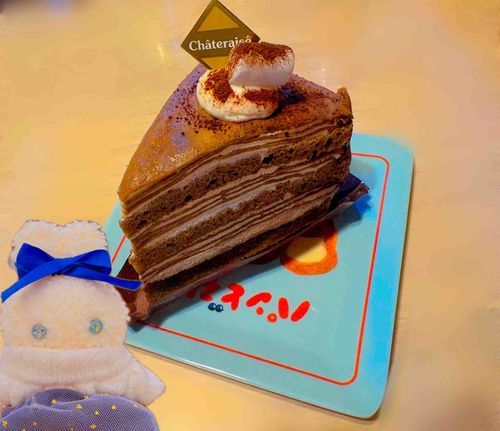 ことしの バレンタインは チョコケーキ🍫🍰
てづくりしたかったけど かいぬしおかぜなおりきらなかった…らいねん たのしみにしてるね！