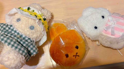 ひさしぶりに しゅくじつおやすみ✨
パンやさんでみつけた うさぎパンであさごはん🍞🐰