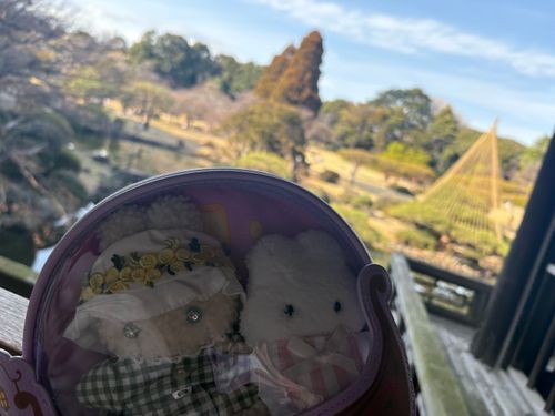 おやすみのひに ピクニック🧺
きれいな おにわを見て リフレッシュ🌿