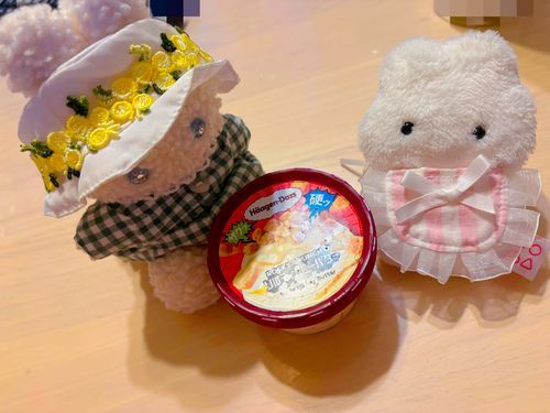 きゅうじつの アイス🍨✨️
ミルク つよめ🐮🥛

