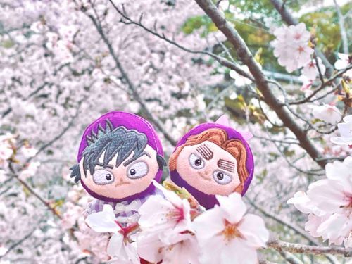 スターは桜も似合う！🌸