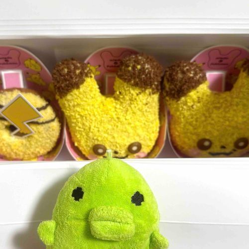 ずっと連れて帰りたかったピカチューだっち！！耳から食べるだっちよ！
