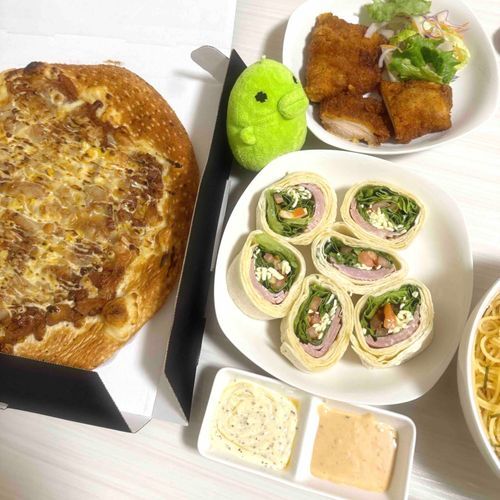 くちぱのイブ飯だっち！ケーキ買えばよかっただっち、、、