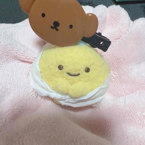 アジのお風呂上がりルーティーン🛁*。
しっぽはしっかりピンでまとめる派